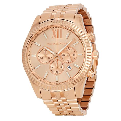 michael kors lexington watch rose gold|michael kors lexington watch men's.